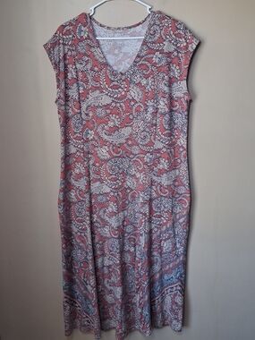 Pure Jill J. Jill Paisley Maxi Dress; Size SP